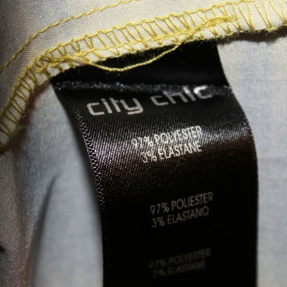 City Chic Zipper Front Feel The Beat Dress HW5756 - Picture 5 of 8